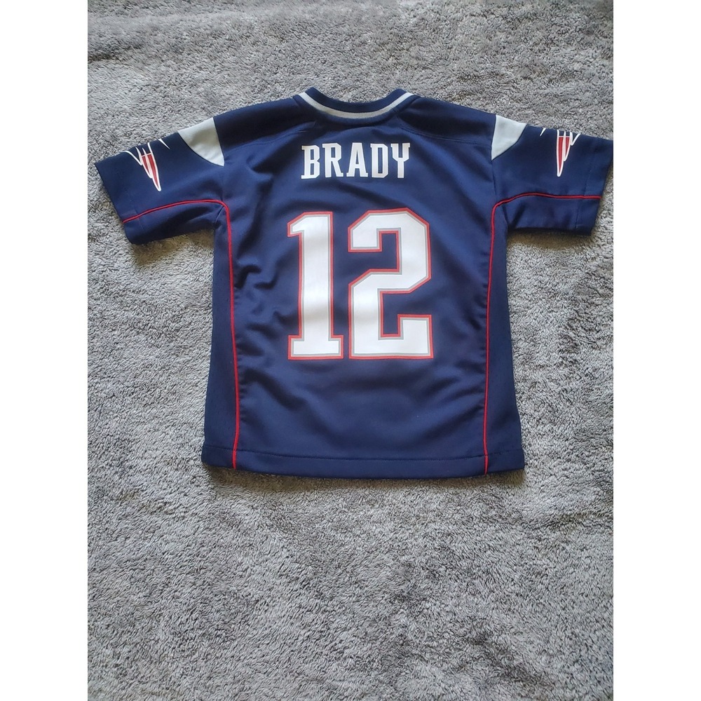 Tom Brady New England Patriots Nike Game Player Jersey Boy's  Small NFL #12